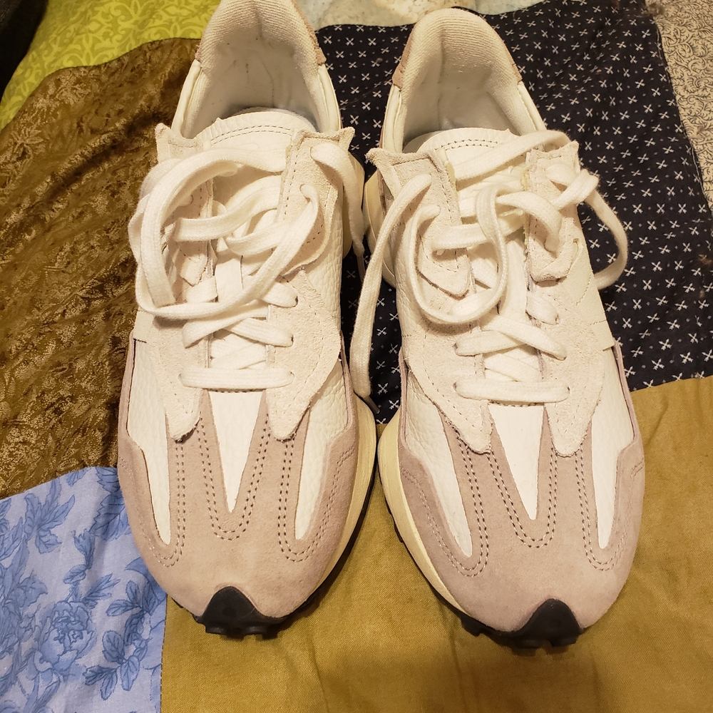 New Balance Cream Sneakers